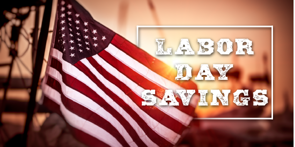 Celebrate Labor Day with savings