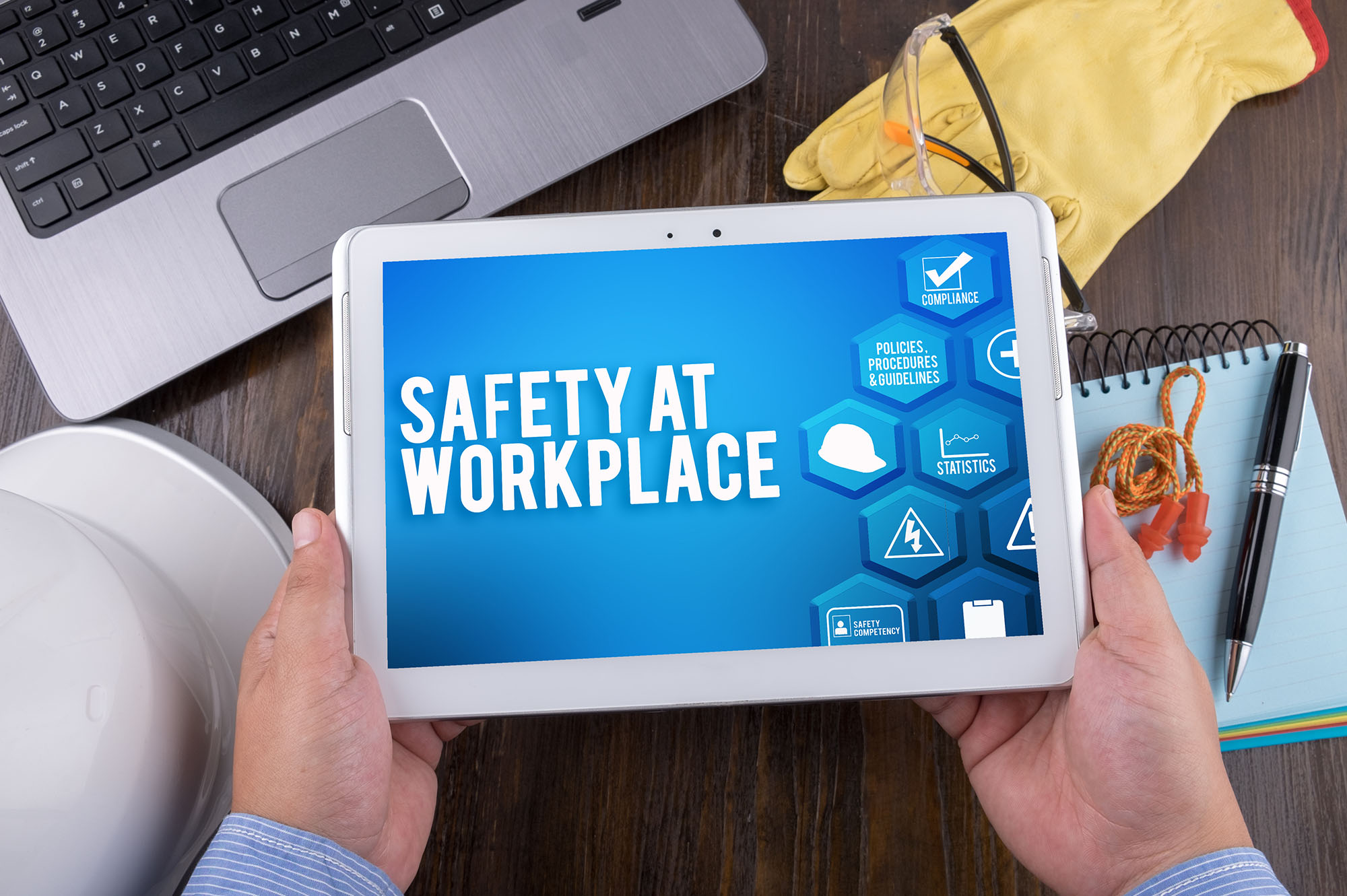 safety-at-workplace-on-tablet