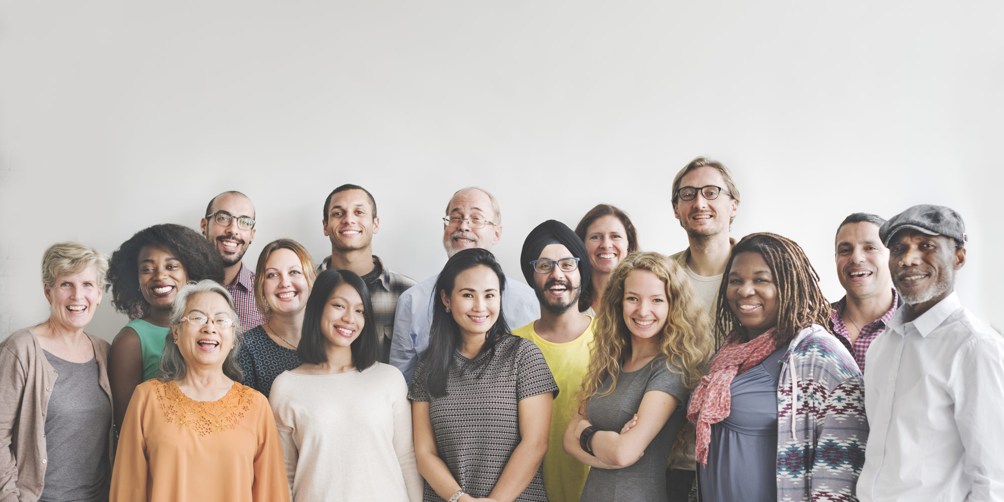 diverse group of office workers