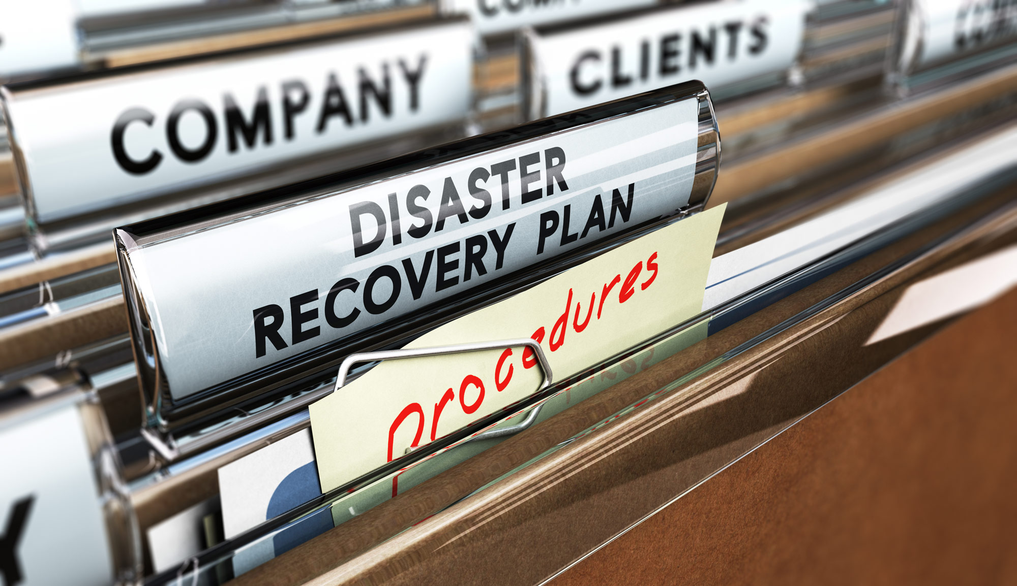 emergency preparedness documents in a company file