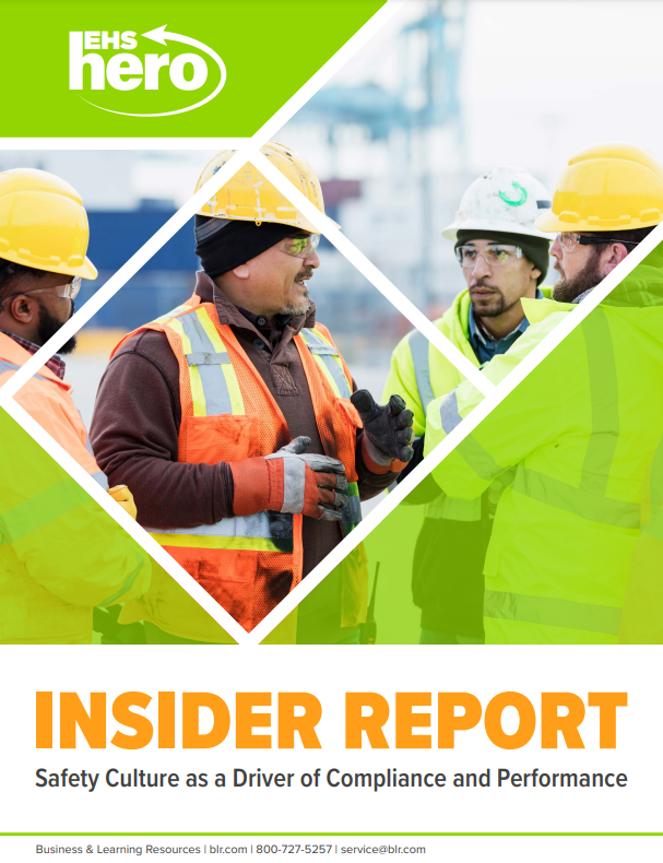 Insider report Safety culture as a driver of compliance and