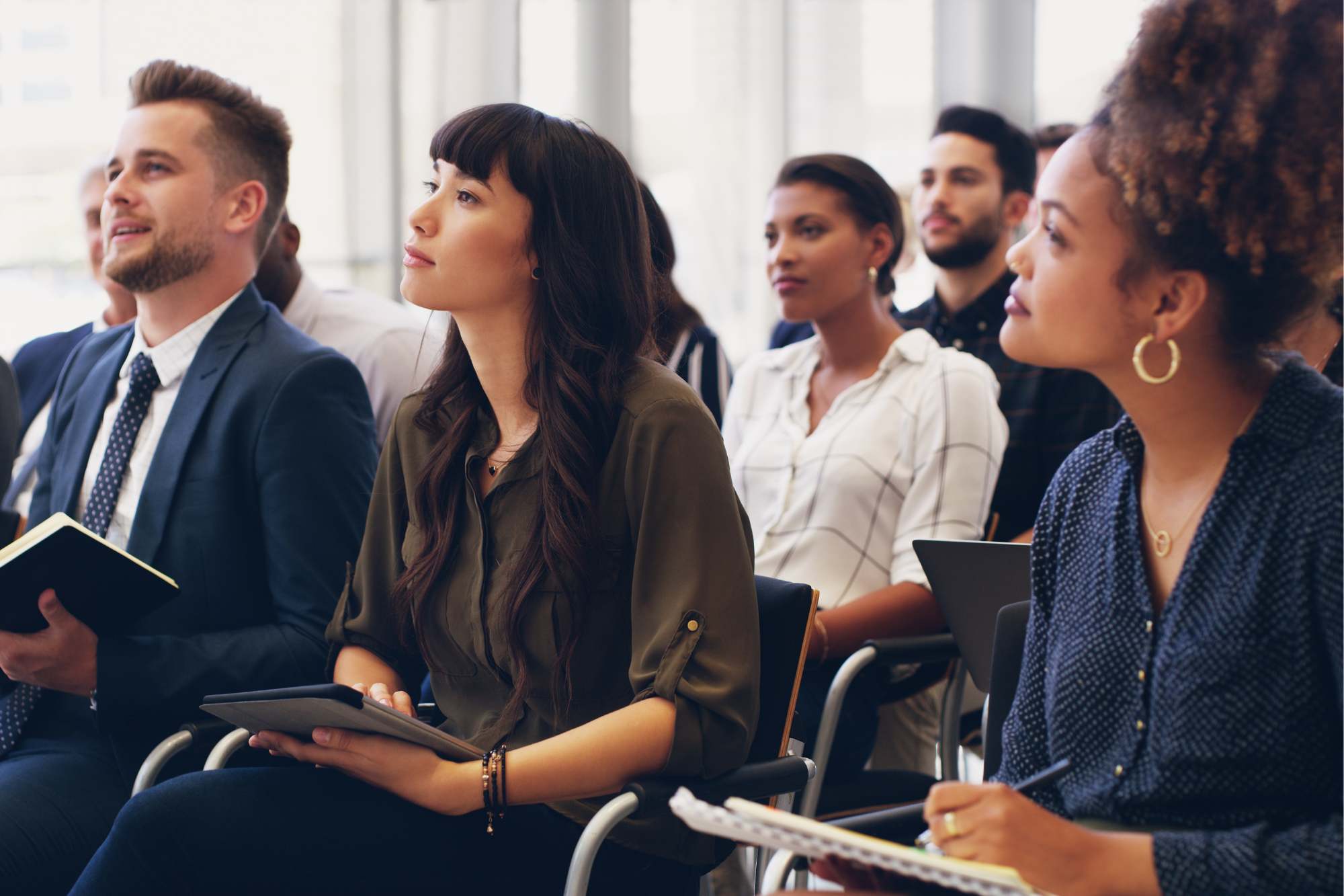 employees participating in a training session