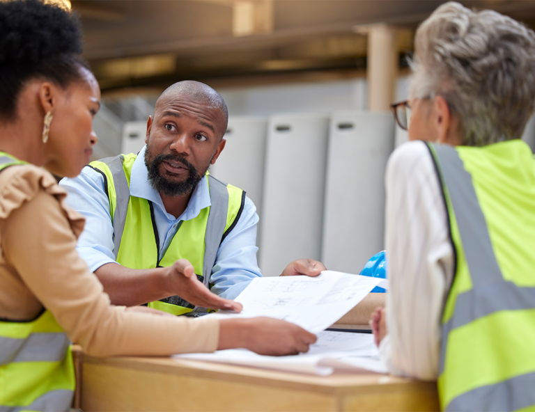 employees-in-hi-vis-looking-at-documents