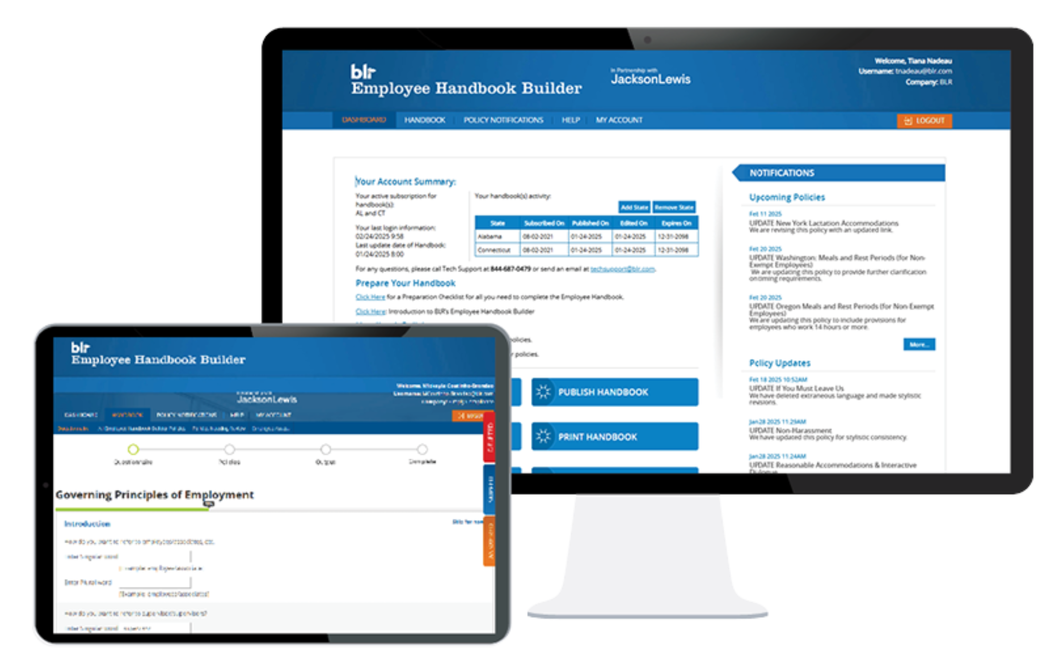 Employee Handbook Builder solution HR Hero