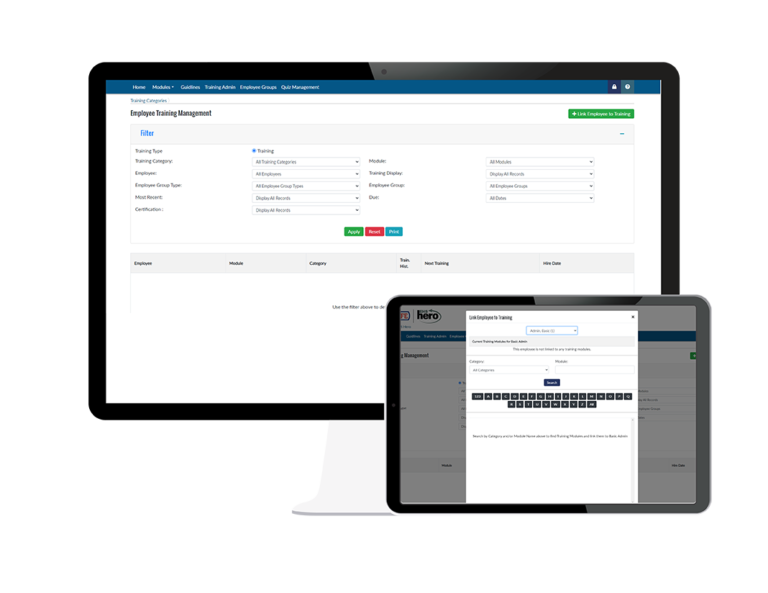 employee-training-management-on-computer-and-ipad-screens