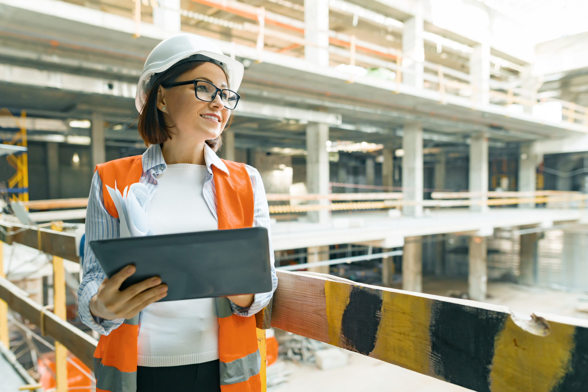 safety manager evaluating plans