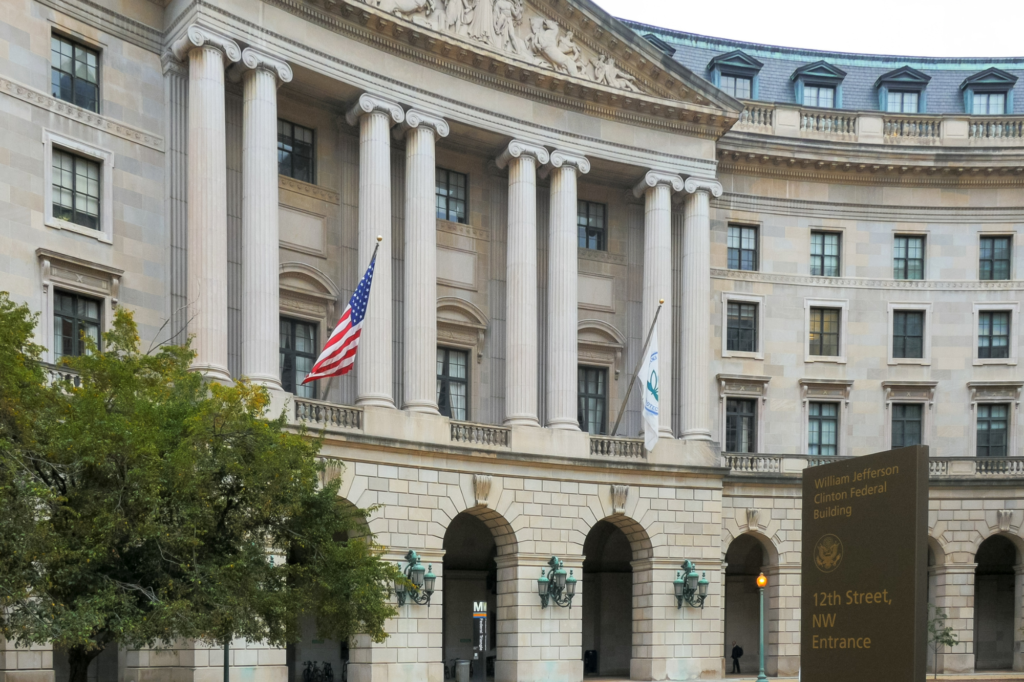 exterior image of the Environmental Protection Agency