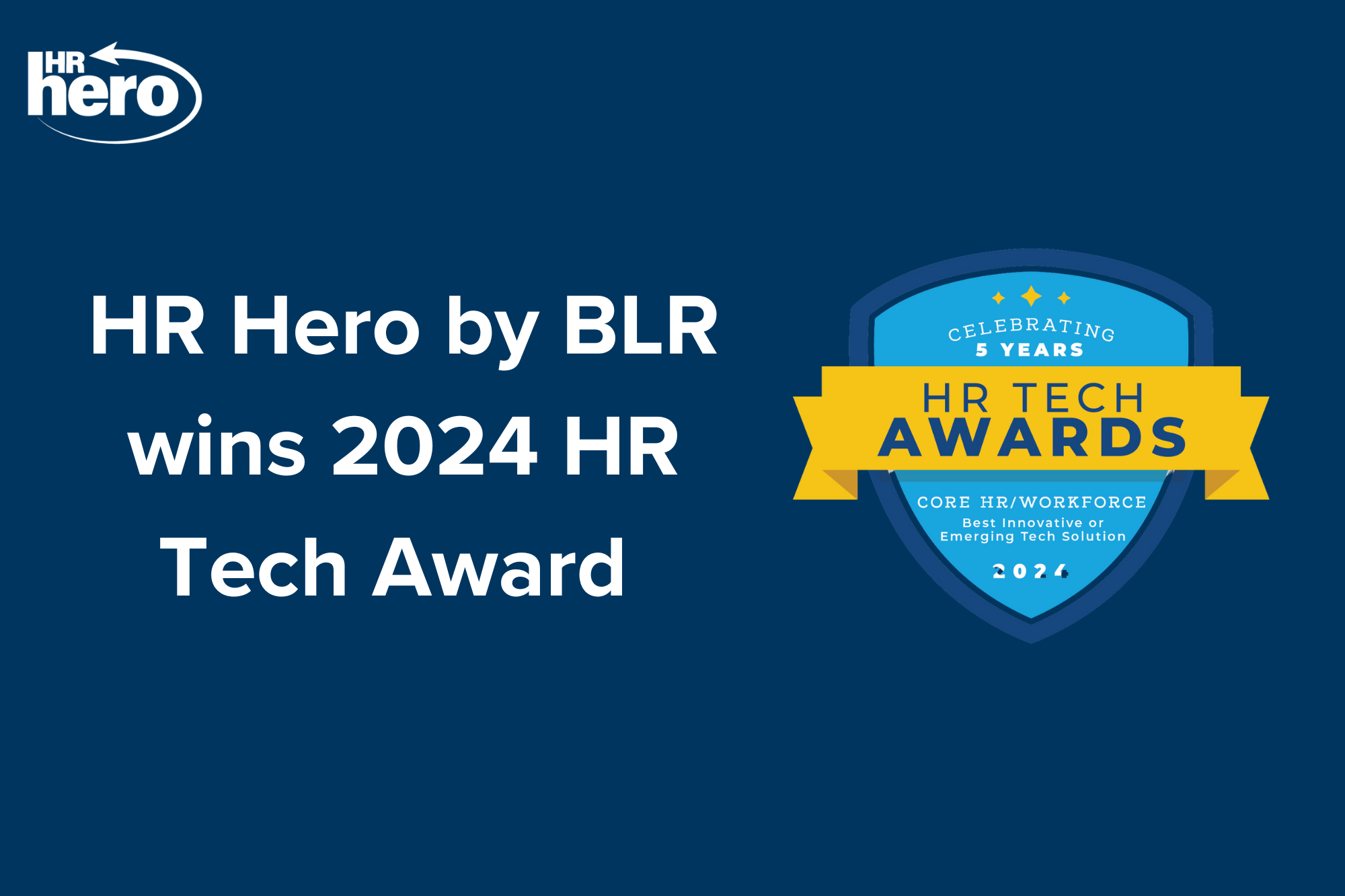 HR Hero wins 2024 HR Tech Award