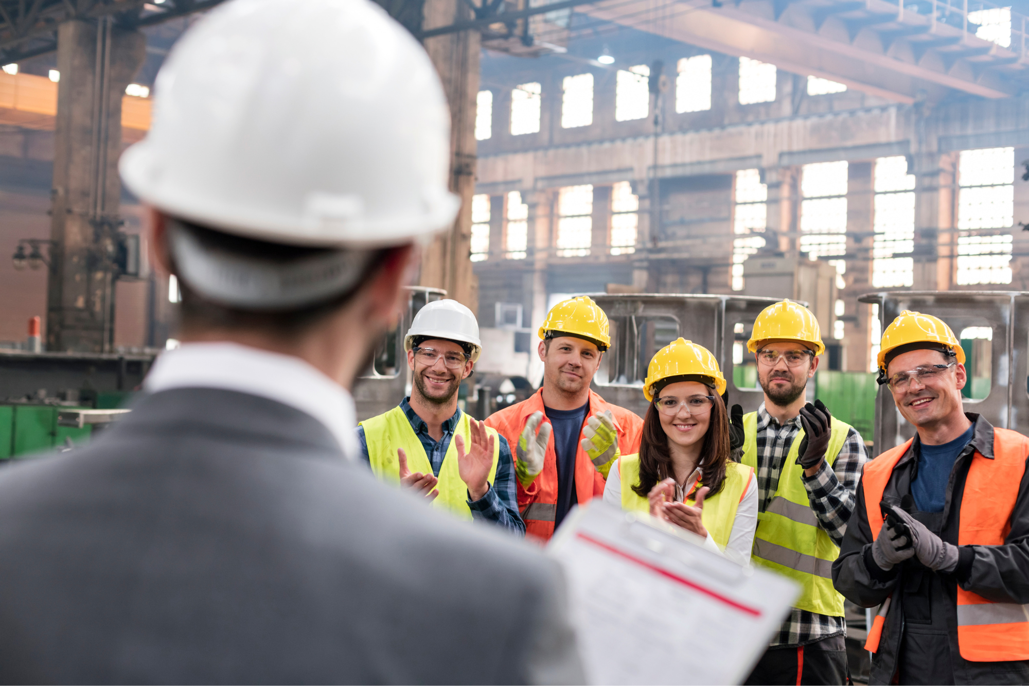 group of safety professionals enjoying a safety meeting