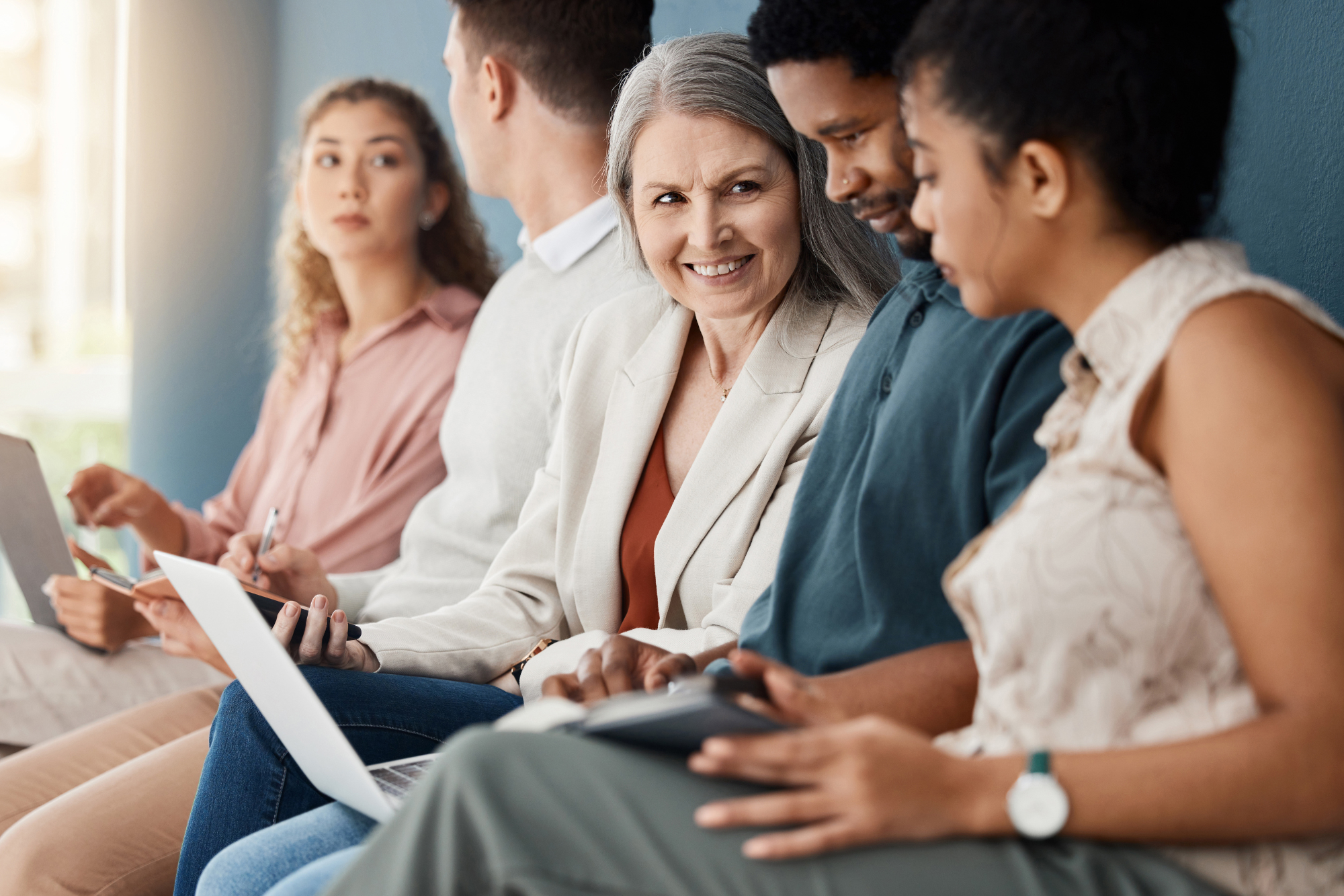 group of HR professionals having a meeting