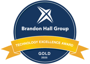 Brandon Hall Group Technology Excellence Badge Gold