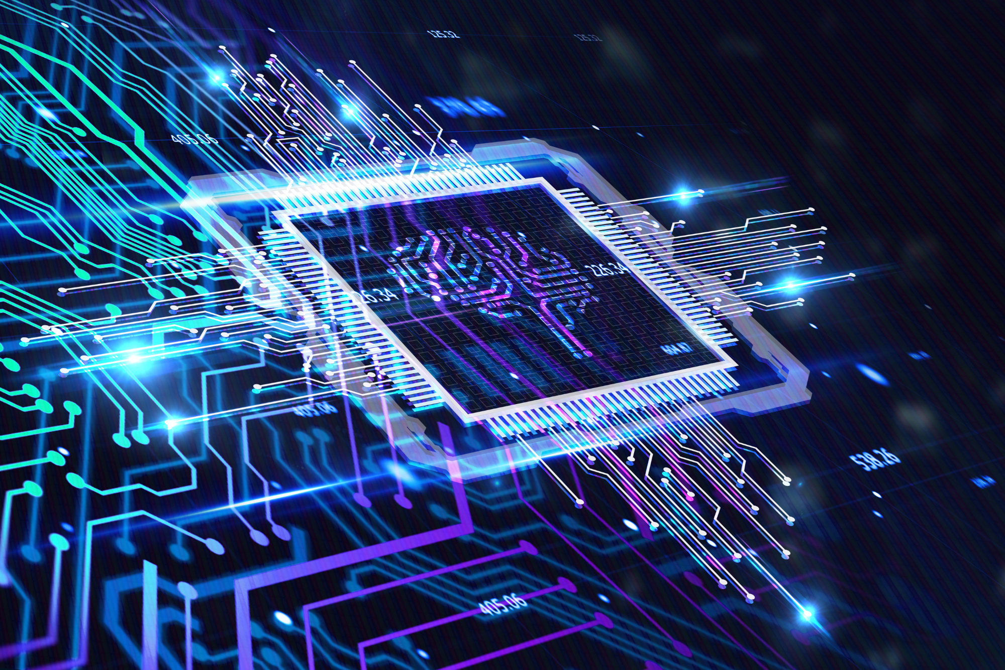 AI Learning and Artificial Intelligence Concept. Business, modern technology, internet and networking concept.