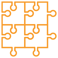 assembled puzzle icon