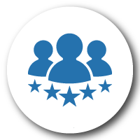 Five-star membership icon